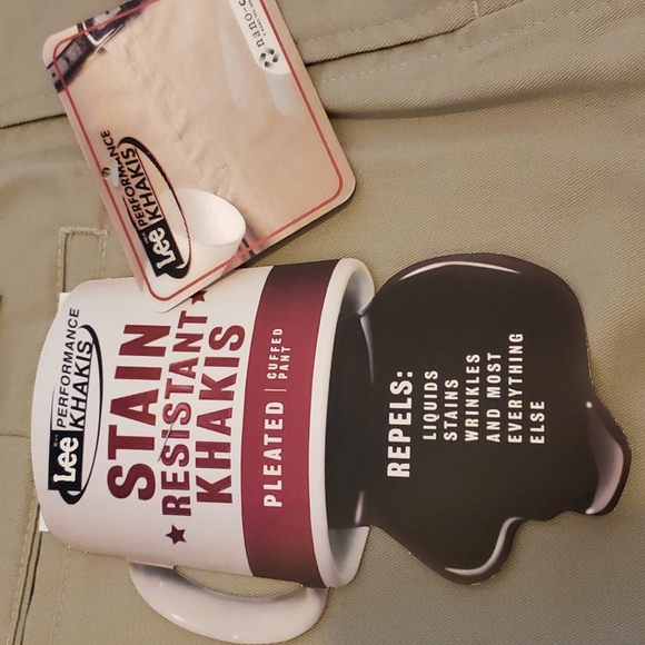 Lee performance Khakis slacks nwt - Picture 3 of 9